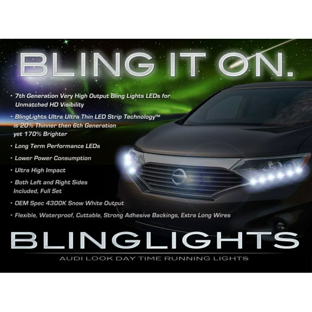 2007 Nissan QUEST Post mount spotlight Passenger side WITH install kit LED 6 inch -Chrome 